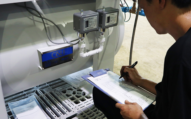 株式会社協伸製作所 完成検査