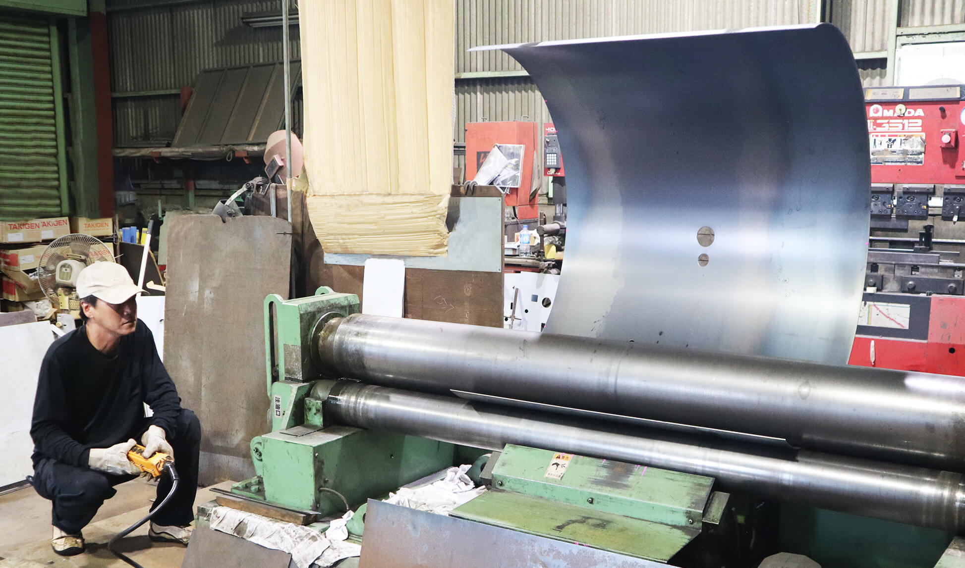 株式会社協伸製作所 真空タンクの製造